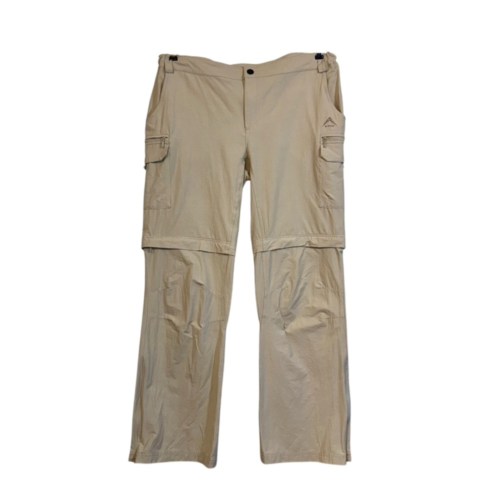 K WAY Technical Design Release PF Convertible Cargo Pants Womans Sz 14 Hiking